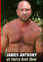 muscle daddy james anthony bareback bottom at hairy and raw