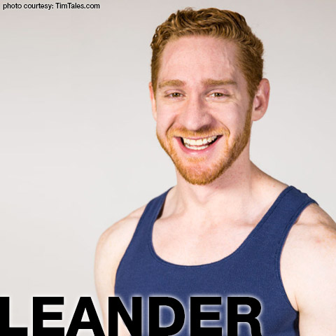 ginger gay porn actor leander