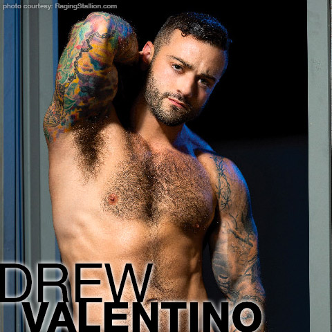 Drew Valentino | Handsome Hairy Muscle American Gay Porn Star | smutjunkies Gay  Porn Star Male Model Directory