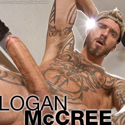 Pig Tattoo Porn - Logan McCree | Tattooed Handsome Hung German gay porn star